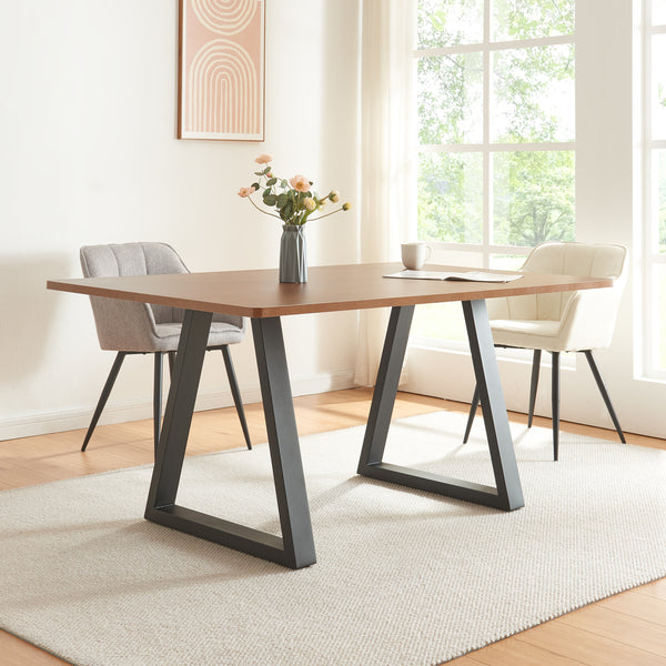 Tischgestell 2er Set Lyngby 72x55/70cm Schwarz [en.casa]