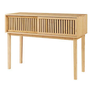 Konsolentisch Ypäjä 110x39x81 cm Bambus [en.casa]