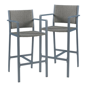 Bartischset Avise 3-tlg. Aluminium [casa.pro]