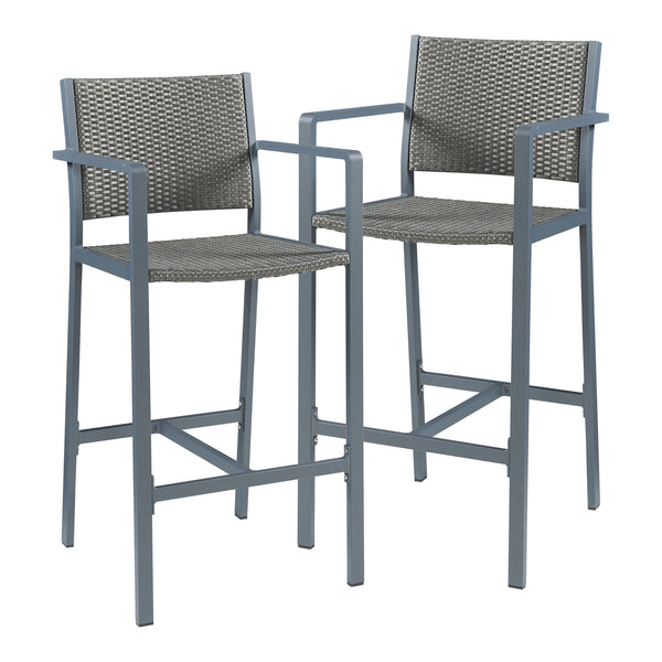 Bartischset Avise 3-tlg. Aluminium [casa.pro]