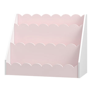 Kinderregal Vestnes 48x61x30 cm Cotton Candy/Weiß [en.casa]