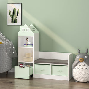 Kindersitzbank mit Regal Vipsali [en.casa]