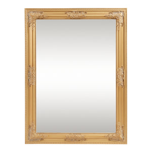 Wandspiegel Punkalaidun im Barockstil 80x60 cm Goldfarben [en.casa]