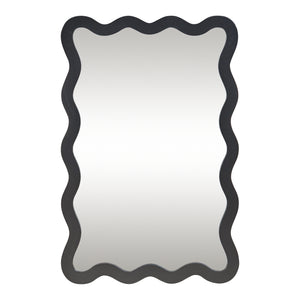 Wandspiegel Koster 90x60 cm Schwarz [en.casa]