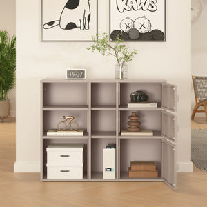 Aktenschrank Kliri Stahl 100x32x81 cm Kamelfarben [en.casa]
