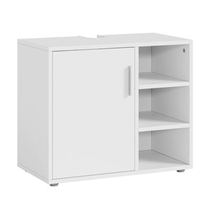 Waschbeckenunterschrank Kulaik 51x60x32 cm Weiß [en.casa]