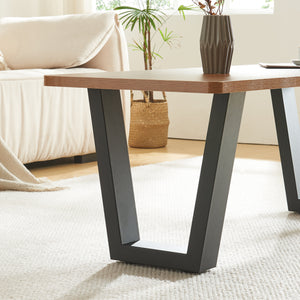 Tischgestell 2er Set Lalling Schwarz [en.casa]