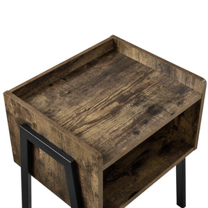 Nachttisch Andernach 52x42x35 cm Holzfarben en.casa