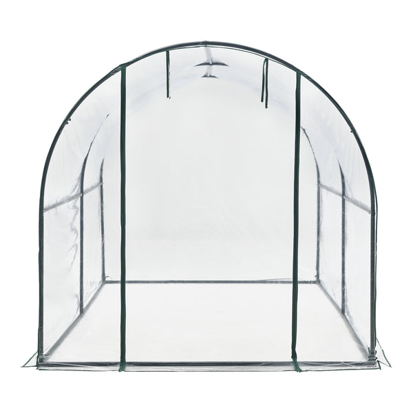 Gewächshaustunnel Grünwald 200x300x190cm PVC Transparent [en.casa]