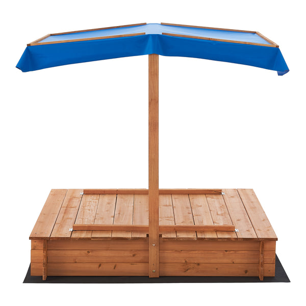 Sandkasten Kellenhusen mit Dach 120x120x120cm [en.casa]