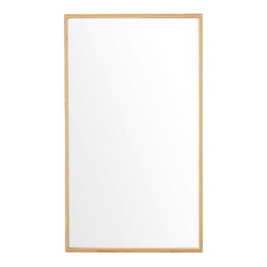 Spiegelschrank Ikorfat 60,5 x 35 x 14 cm Bambus Natur [en.casa]
