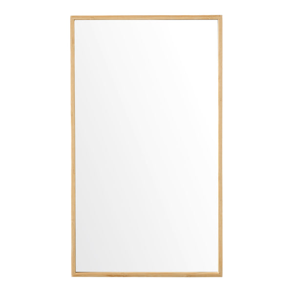 Spiegelschrank Ikorfat 60,5 x 35 x 14 cm Bambus Natur [en.casa]