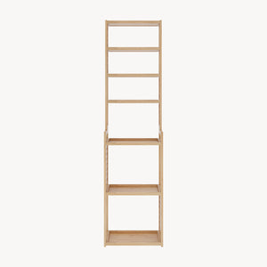 Standregal Forssa 165 x 42 x 28 cm Bambus Natur [en.casa]