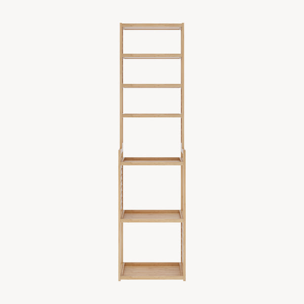 Standregal Forssa 165 x 42 x 28 cm Bambus Natur [en.casa]