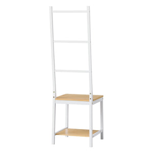 Herrendiener Juuka 133x40x42 cm Kleiderstuhl Bambus [en.casa]