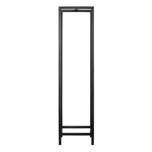 Kaminholzregal Taarbæk 140x35x35cm Schwarz [en.casa]