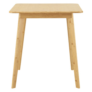 Esstisch Närpes für 2 Personen Bambus 75x70x70 cm [en.casa]