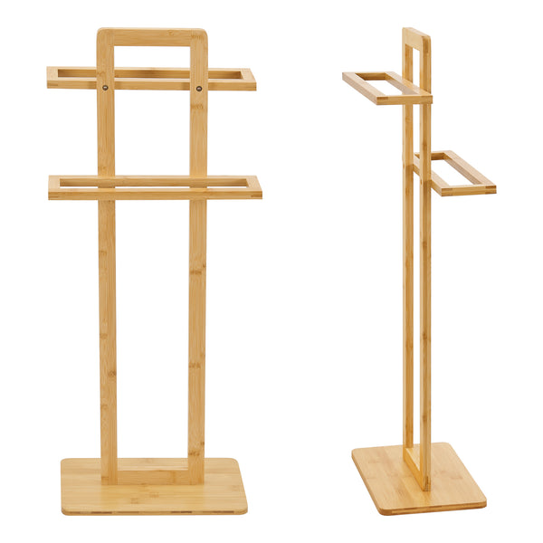 Stand-Handtuchhalter Træna Bambus [en.casa]