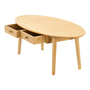 Couchtisch Harboøre Bambus Natur [en.casa]