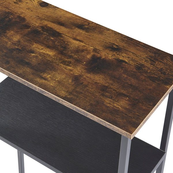 Kaminholzregal Turku mit Ablagen 60x30x112cm [en.casa]