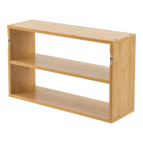 Wandregal Gol 50x15x30 cm Bambus [en.casa]