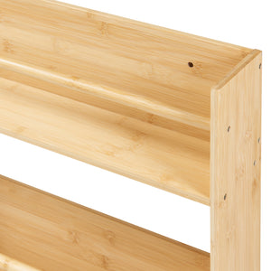 Wandregal Hareid 80x60x12cm Bambus [en.casa]