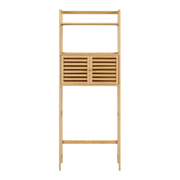 Badezimmerregal Haugesund 158x60x26 cm Bambus [en.casa]