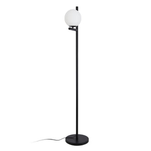 Stehlampe Aberdaron Schwarz / Weiß [lux.pro]