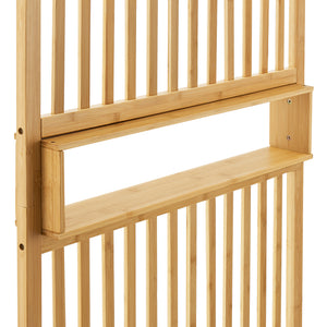 Raumteiler Fron 197x75,5x40 cm Bambus [en.casa]