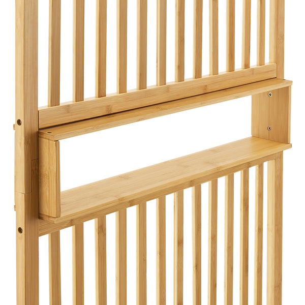 Raumteiler Fron 197x75,5x40 cm Bambus [en.casa]