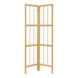 Eckgarderobe Hyllestad 165,5x92x8cm Bambus [en.casa]