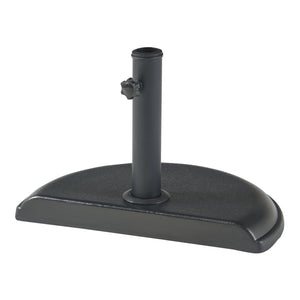Sonnenschirmständer Bisenti Beton 45x29x4,5 cm Schwarz 10 kg [casa.pro]