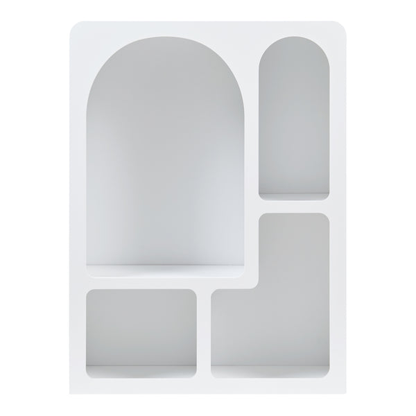 Standregal Vågå 80x60x24 cm Weiß [en.casa]