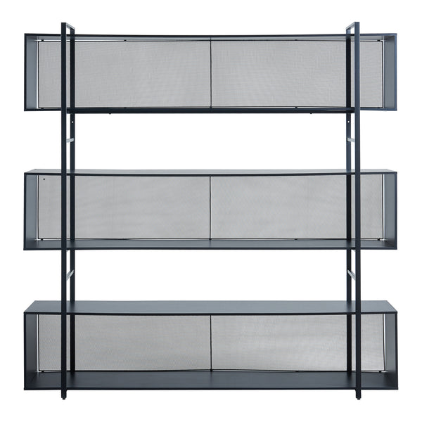 Standregal Randaberg 180x180x33 cm Schwarz [en.casa]