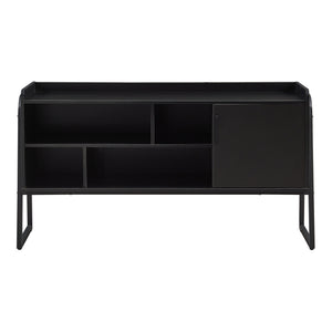 Fernsehschrank Storfjord 120x34x63 cm Schwarz [en.casa]