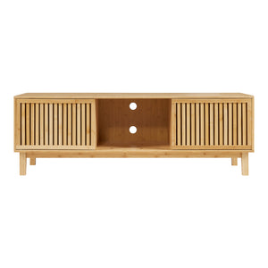 Fernsehschrank Ypäjä 150x42x50 cm Bambus Natur [en.casa]