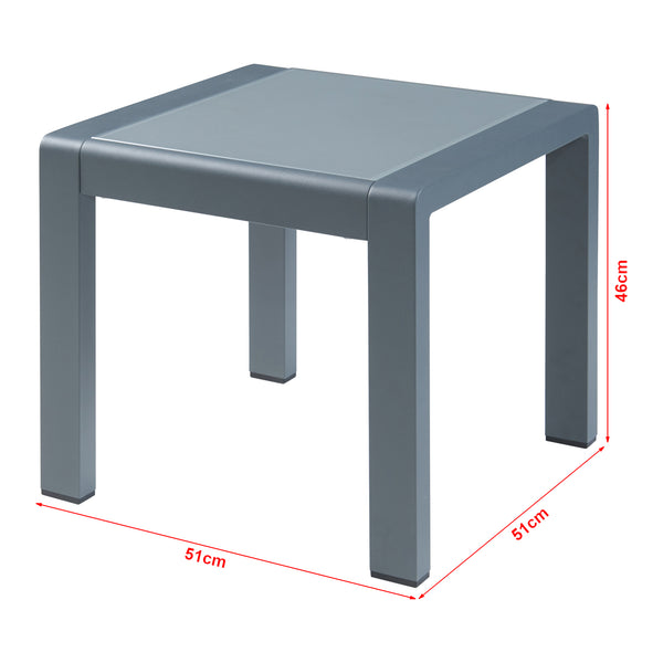 Sonnenliegenset Baragiano 2-tlg. Aluminium [casa.pro]