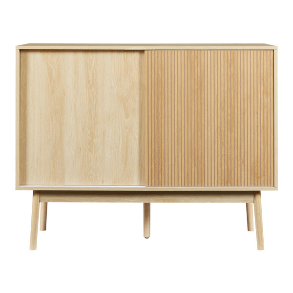 Sideboard Landskrona 115x40x90 cm Eichenoptik [en.casa]