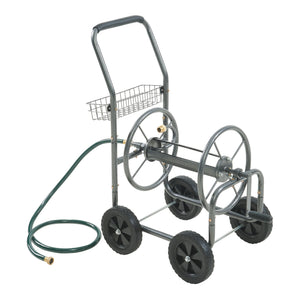 Schlauchwagen Gelibolu für 3/4 Zoll Schlauch max. 65 m Grau [pro.tec]