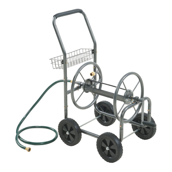 Schlauchwagen Gelibolu für 3/4 Zoll Schlauch max. 65 m Grau [pro.tec]