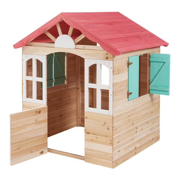 Kinderspielhaus Lulä Spielhütte 130x115x101 cm Holz [casa.pro]