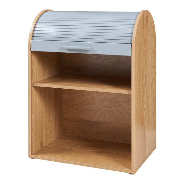 Rollladenschrank Kavlinge 80x60x40 cm Bambus/Grau [en.casa]