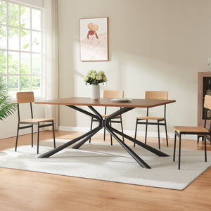 Tischgestell Havosanlurg Stahl 160x70x72 cm Schwarz [en.casa]