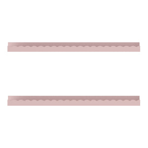 Kinder-Wandregal 2er Set Vestnes 60x10x5 cm Cotton Candy [en.casa]