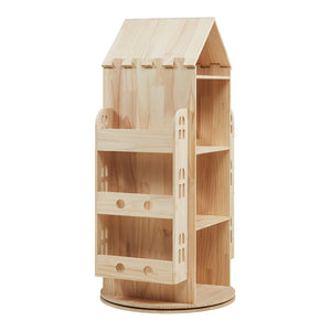 Drehbares Kinderregal Sanköre 122x64x43 cm Kiefernholz Natur [en.casa]