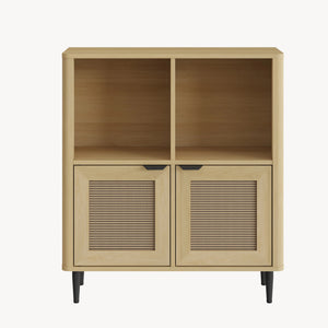 Kommode Lukhomso 85x75x30 cm Eicheoptik [en.casa]