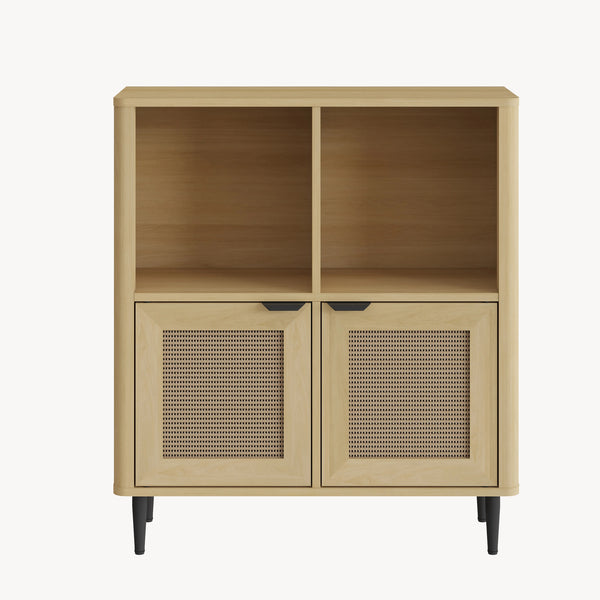 Kommode Lukhomso 85x75x30 cm Eicheoptik [en.casa]