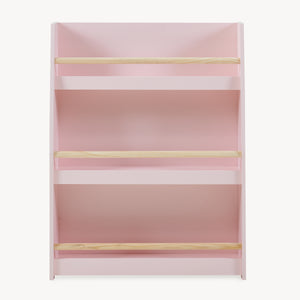 Kinder-Bücherregal Virer 78x60x18 cm Rosa [en.casa]