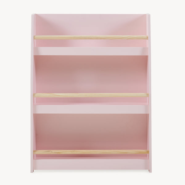 Kinder-Bücherregal Virer 78x60x18 cm Rosa [en.casa]