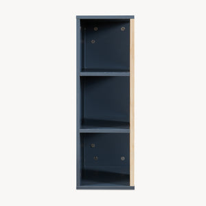 Hängeschrank Svanes 60x30x20 cm Dunkelgrau/Natur [en.casa]